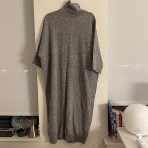Cos long grey sweater dress